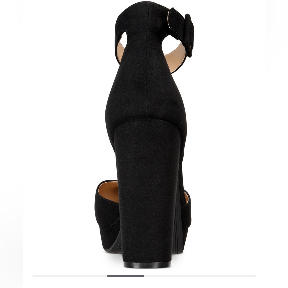 Sun + Stone Black Platform Heels - Picture 3 of 8